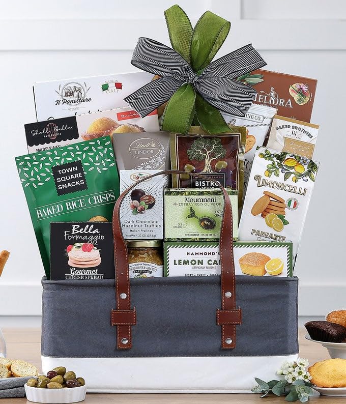 From You Flowers - Italian Gourmet Gift Basket for Mother's Day, Birthday, Anniversary, Get Well or Celebration