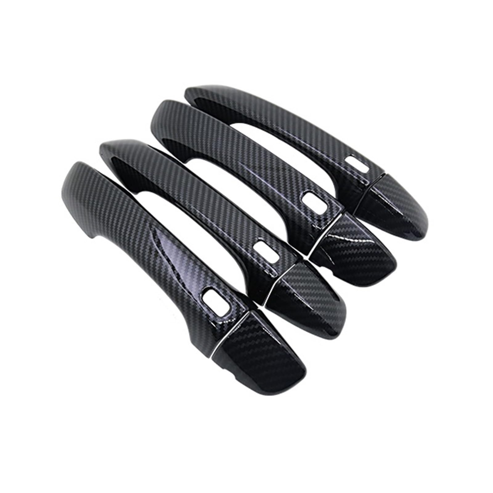 Drezzo Car Exterior Door Handle Door Handle Cover Trim Car for Protective Stickers for VW for Touran MK2 5T 2015-2022(4Handle 4 Buttons)