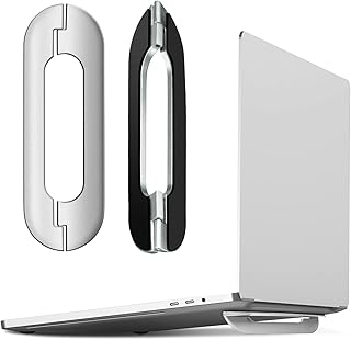 Yeswell Portable Invisible Laptop Stand, Foldable Ventilated Computer Stand, Ergonomic Zinc Alloy Laptop Stand for Desk, Compatible With MacBook Air, Pro, Dell XPS, Samsung, all 10-15.6 Inch Laptops