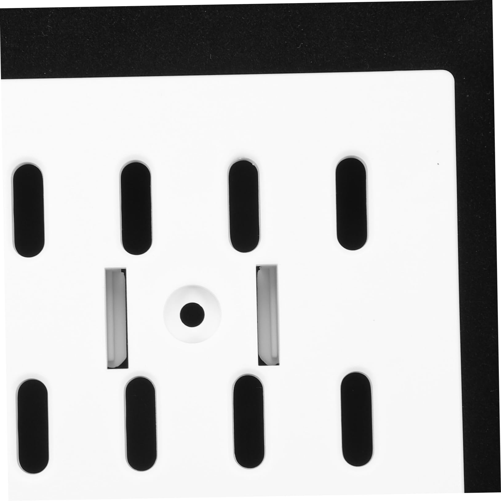 Ciieeo Large Wall Mount Pegboard Storage Rack Easy Install Punch Design for Home Office Organize Hats Bags Keys Crafts More Material