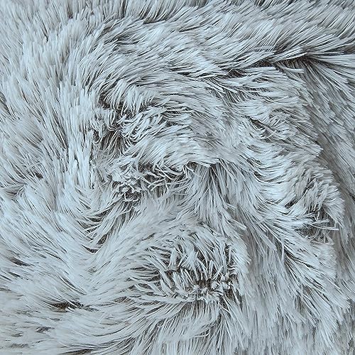 Image of Faux Fur Throw Pillow Covers for Couch Decorative Pillows 24x24 Inches
