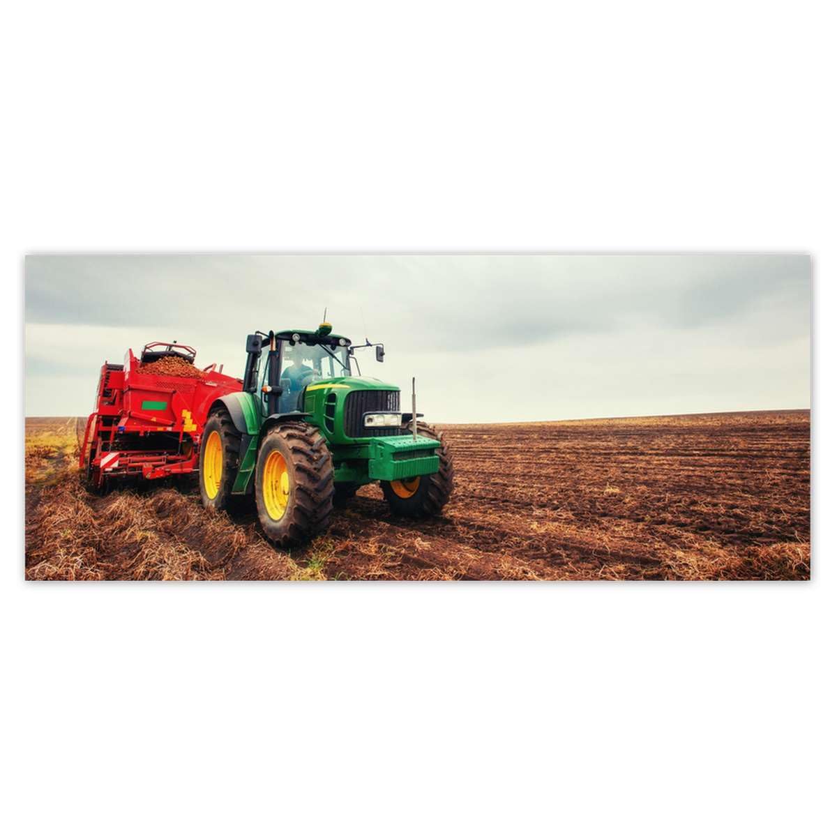Papier peint non-tissé tracteur champ 250 x 104 cm H9744Z