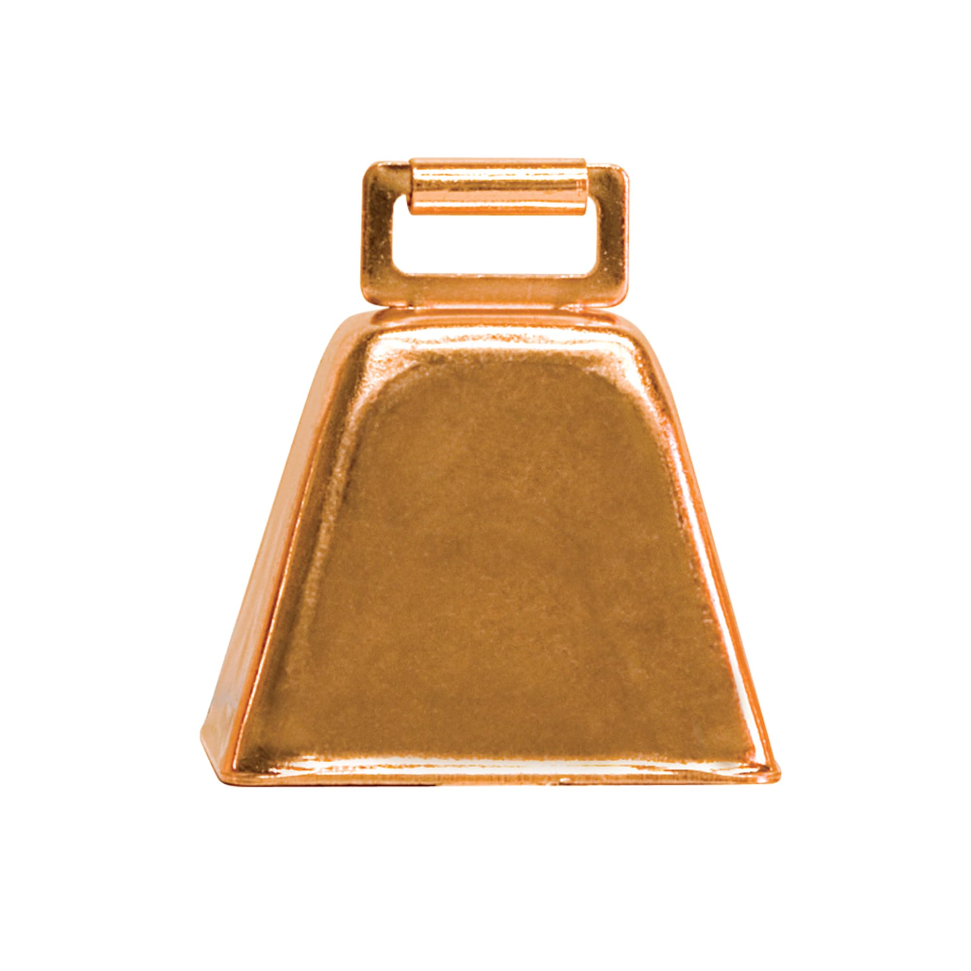 Weaver Livestock Copper-Plated Small Cow Bell, Robust Herd Tracking Loud Bell, Lightweight Goat Bells for Cow, Goat, and Sheep, 1.75” x 2.25” x 2.5”