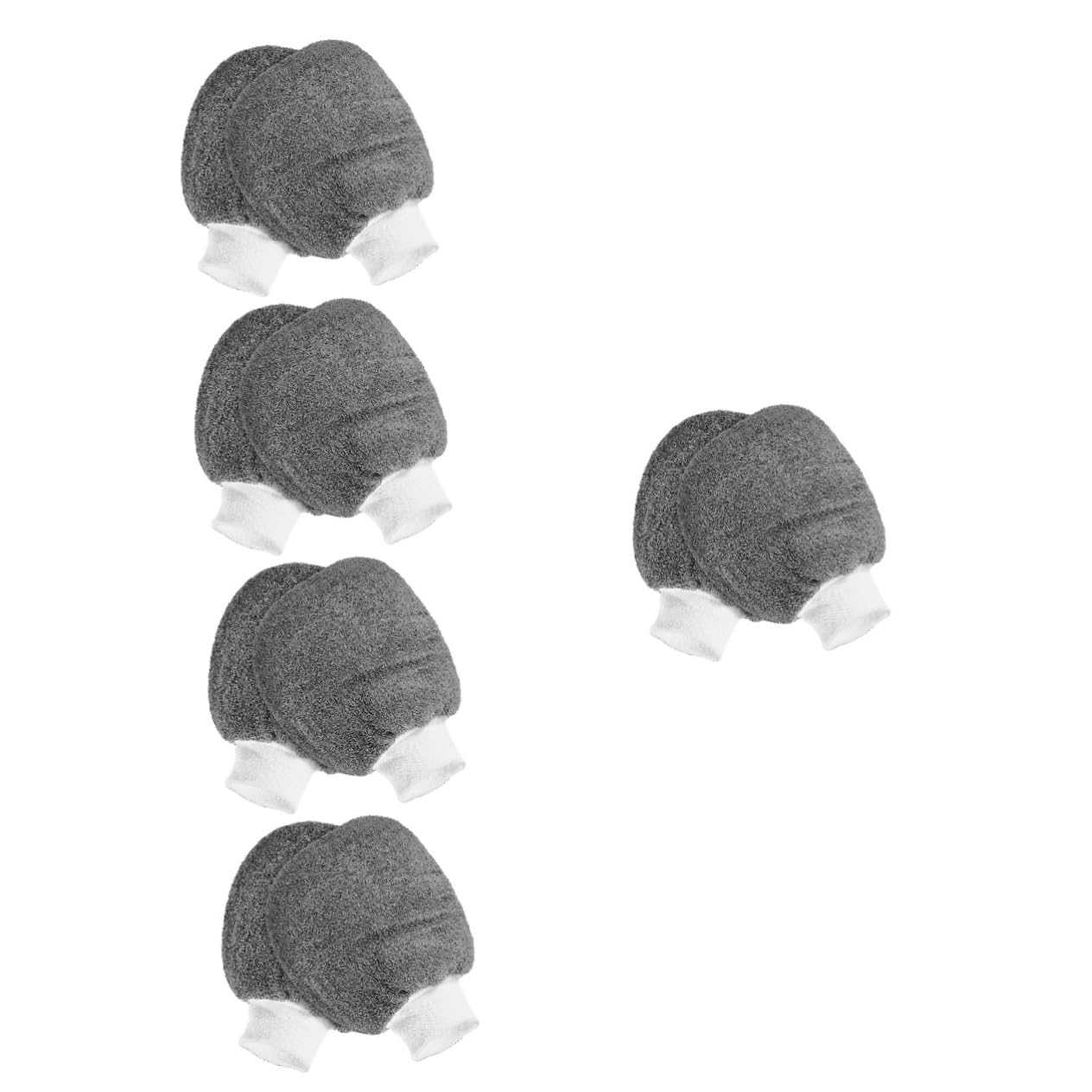 Amosfun 5 Series Guantes De Lavado De Microfibra Gruesos Y Redondeados para Limpieza De Automóviles Absorbente para Detalles Y Acabados 2 Piezas X 5