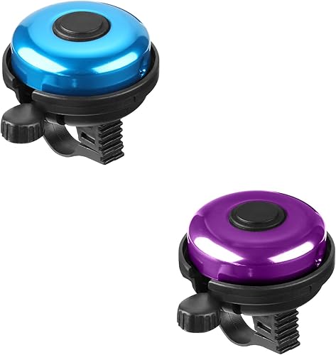 Vista 80 de Accmor Campana de bicicleta clásica, campana de bicicleta de aluminio, sonido nítido y claro para bicicleta para adultos y niños Uso de la mano