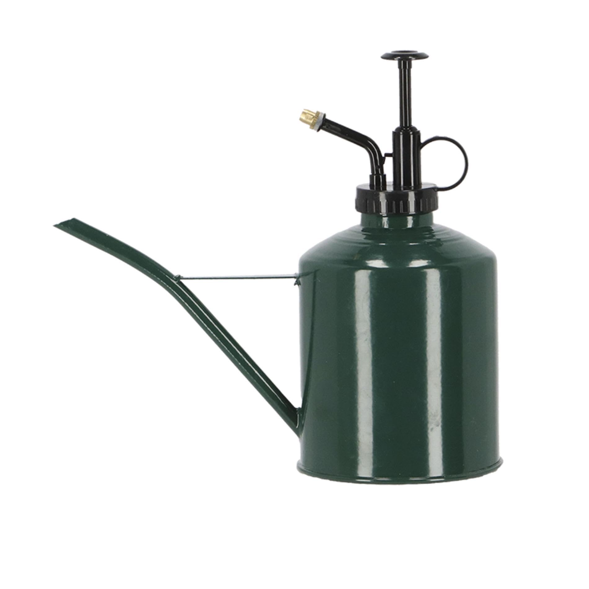 Regadera y Pulverizador 2 en 1 de Hierro y ABS, Verde Oscuro, 0.625 L