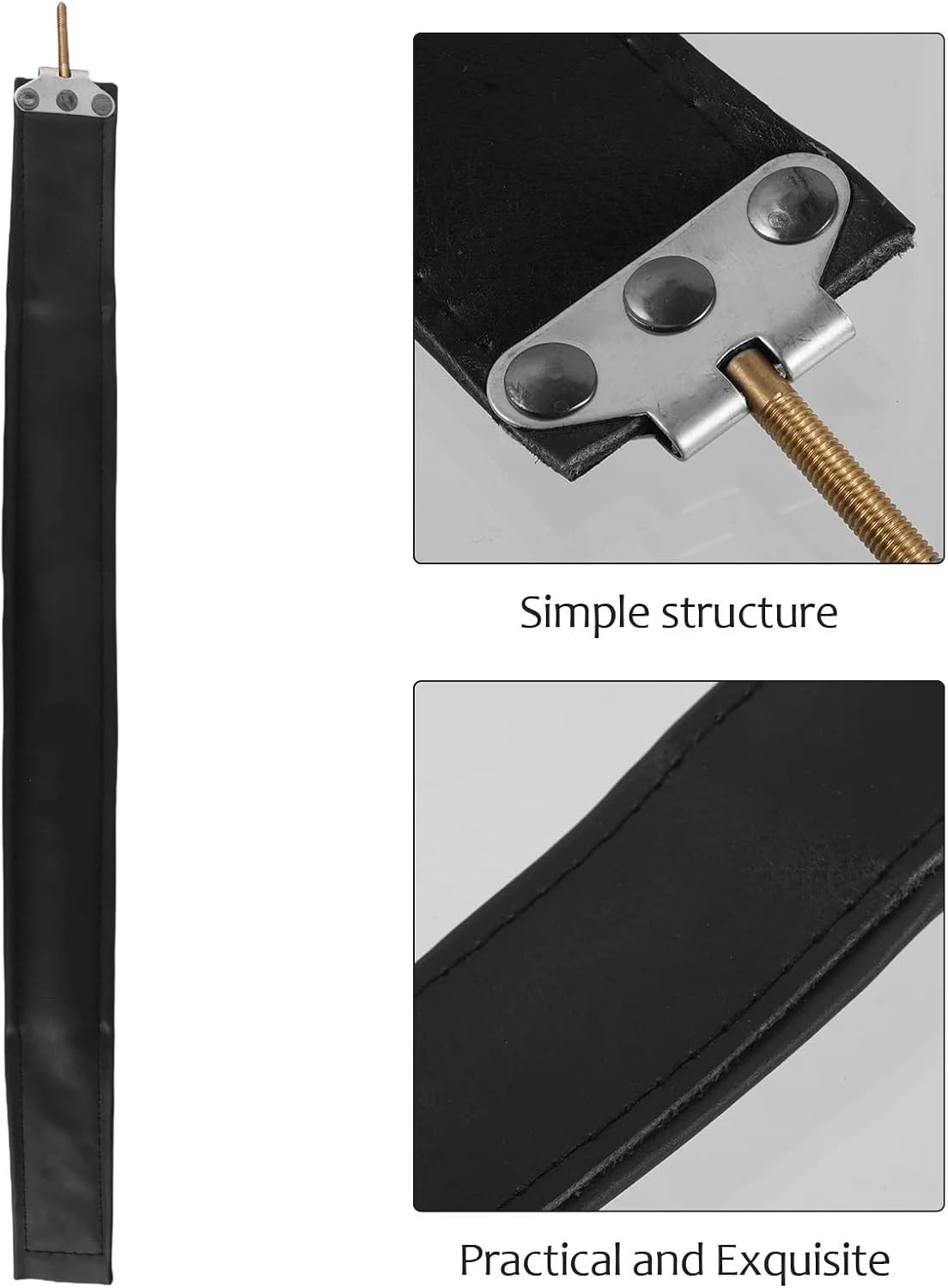 Accordion Straps Adjustable Bass Strap For Accordion 80-96 Key Left-Handed Players PU Material Comfort Fit Musical Instrument Accessory Hand Belt