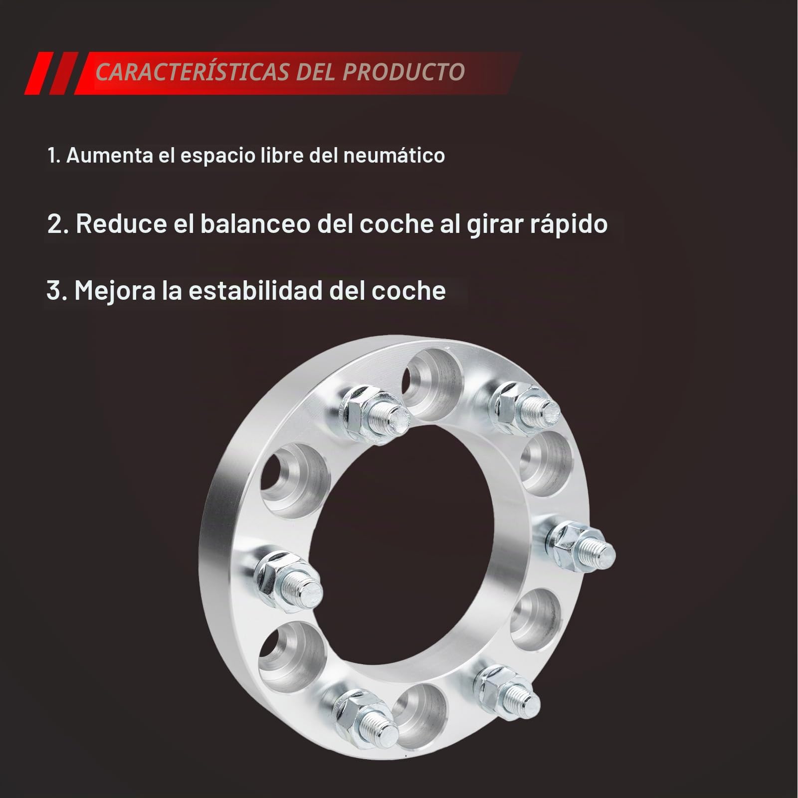 Separadores de rueda, 4 unidades, 30 mm, kit espaciador, tornillos, 6 x 139,7 mm/30 mm