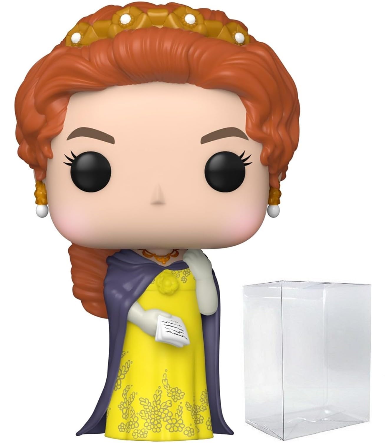 POP Funko TV: Bridgerton - Penelope Featherington Yellow Dress Limited Edition Chase Vinyl Figure (Bundled with Compatible Box Protector Case), Multicolored, 3.75 inches