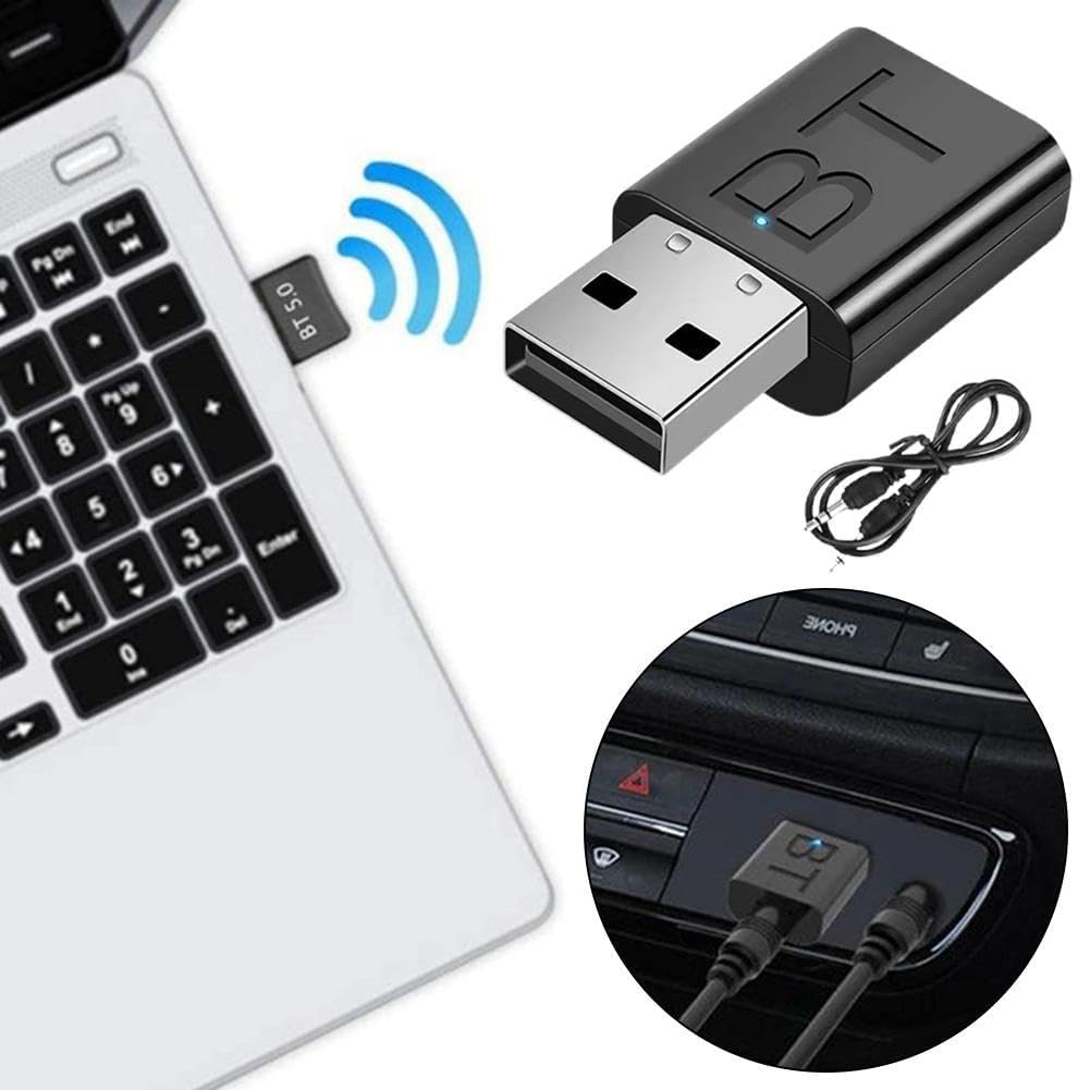 Ricevitore USB Bluetooth Trasmettitore Auto Bluetooth 5.0 Adattatore Audio TV Computer Play Converter 2-in-1 E Bluetooth