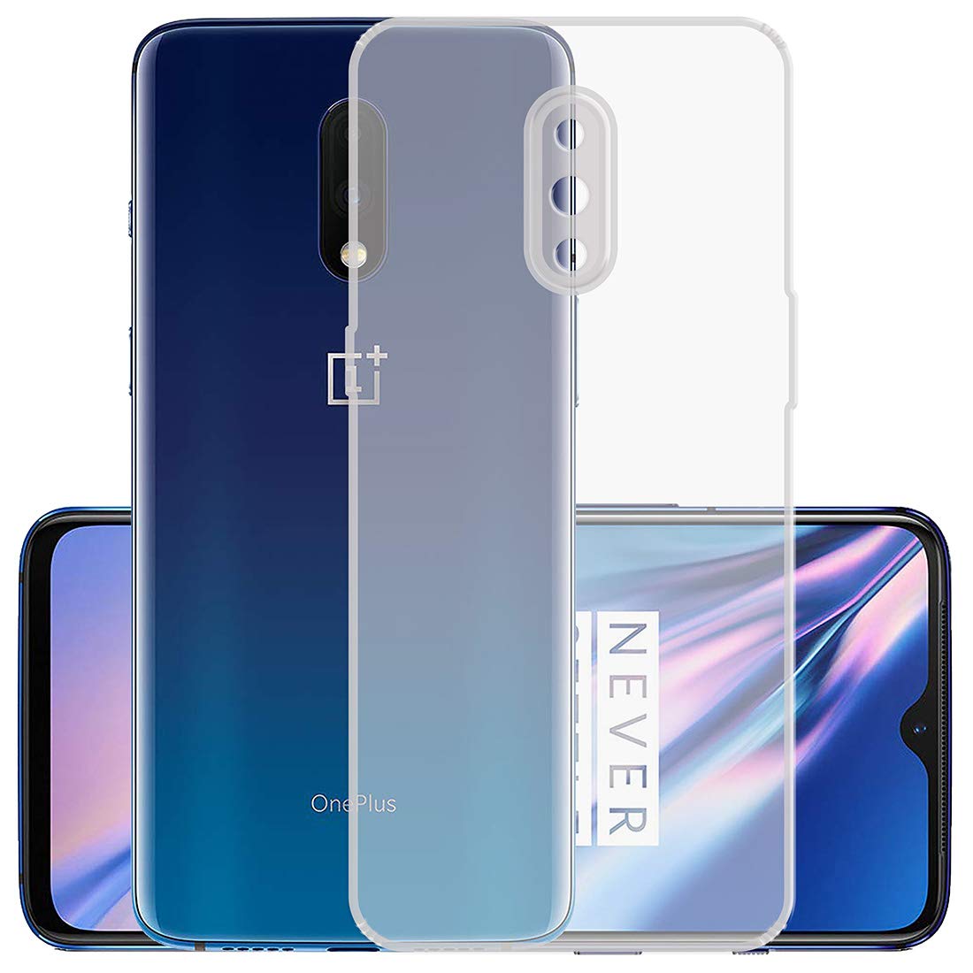 Amazon Brand - Solimo Silicon, Plastic Anti Dust Plug Soft & Flexible Mobile Back Cover for OnePlus 7 (Clear) (B083P8WWWS) Amazon Price History, Amazon Price Tracker