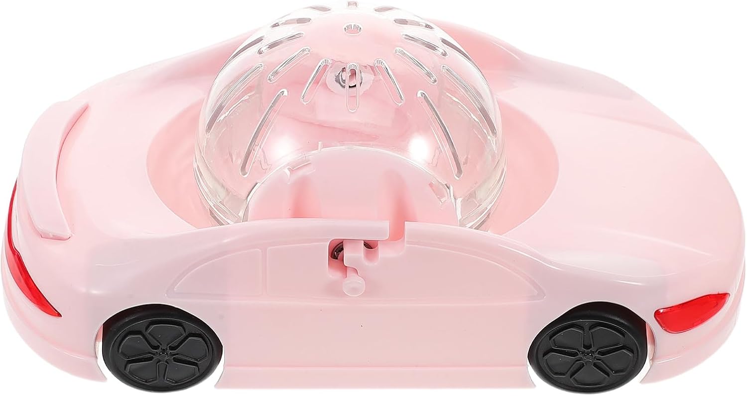 Abaodam Hamster Running Wheel Quiet Silent Exercise Wheel 29.5x16.5cm Pink Small Animal Accessory for Hamsters Gerbils Mice