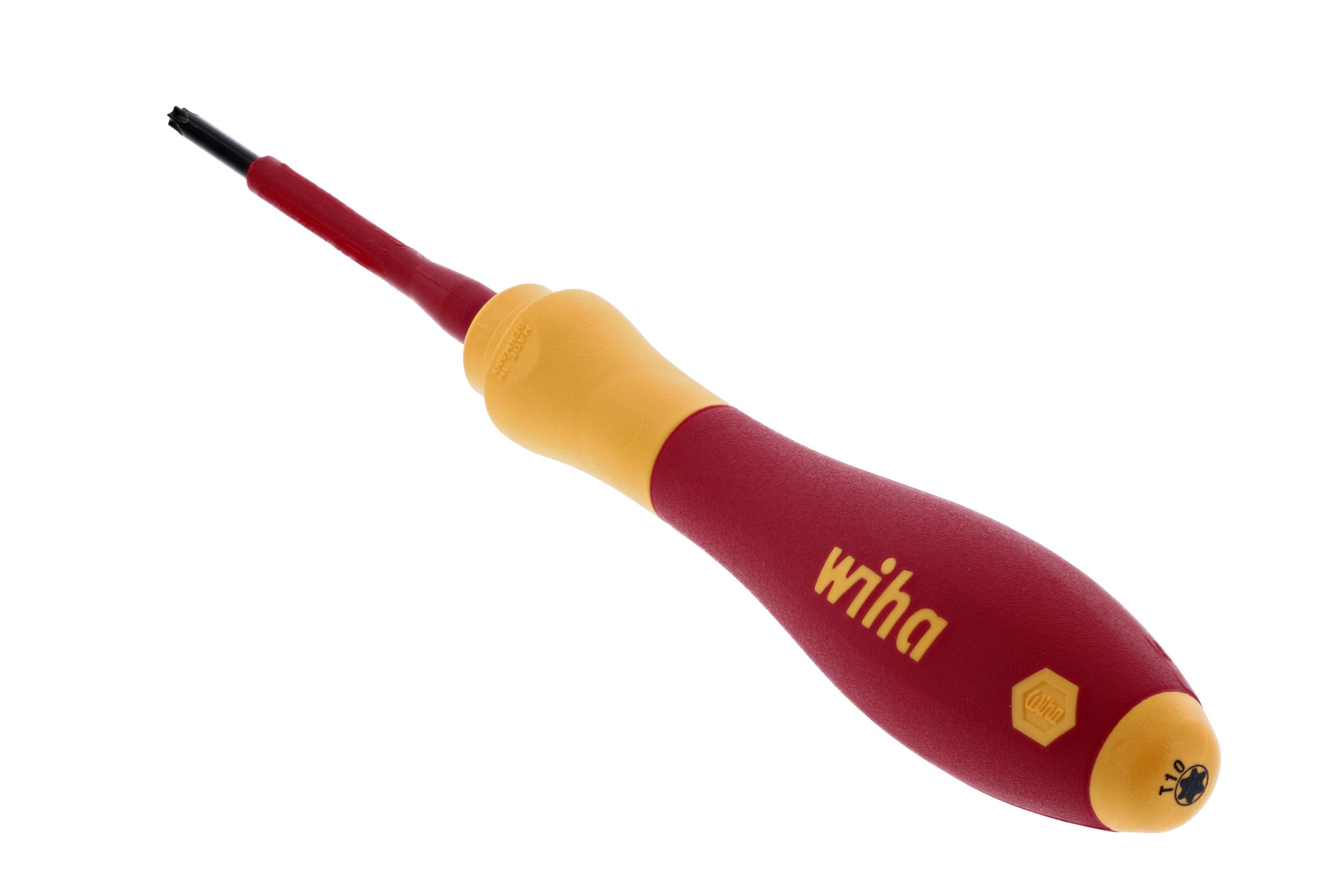 Wiha 32531 cacciavite Torx con manico Softfinish, 1000 volt, T10 x 60 mm