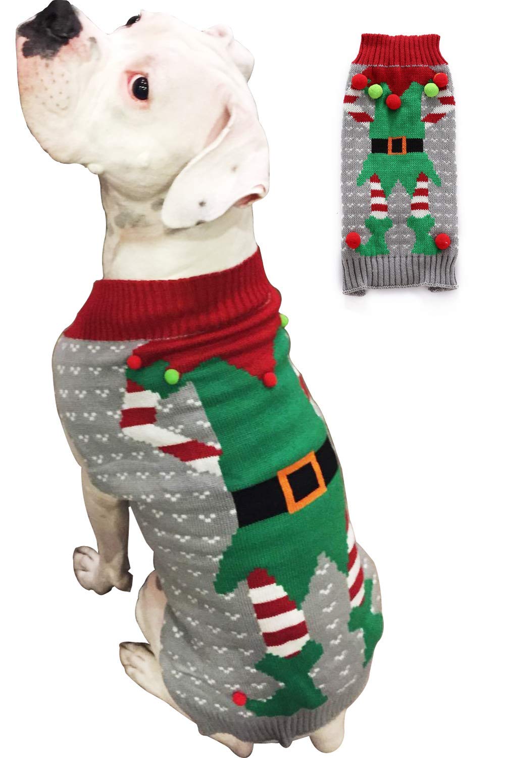 Pull pour Animaux de Compagnie Pulls de Noël laids Vêtements tricotés d'hiver Vêtements Chauds