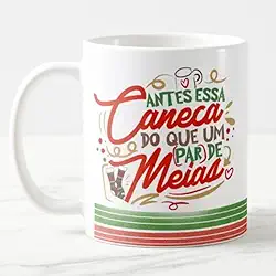 Caneca Amigo Secreto Amigo da Onça Inimigo Oculto Zueira