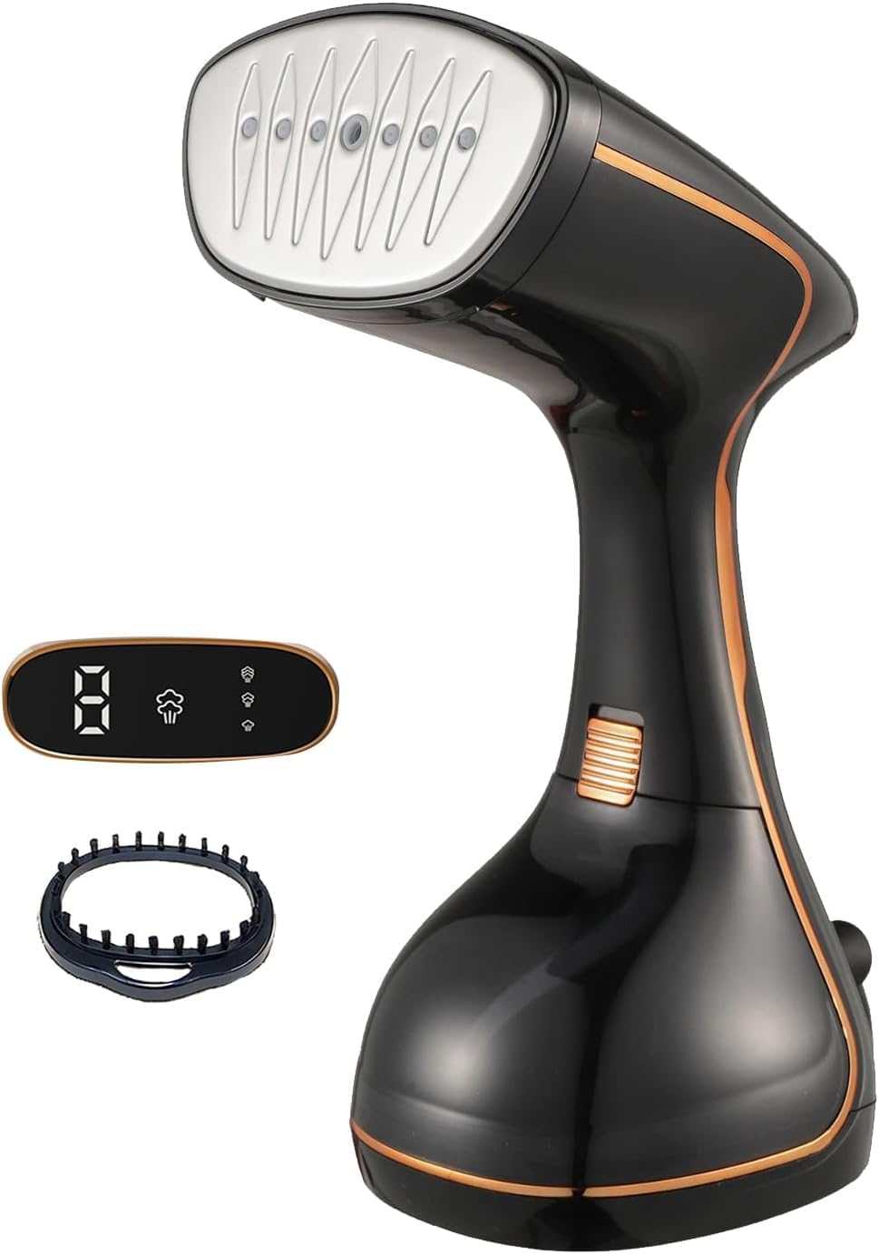 Delectables Clothes Steamer Handheld,Travel Garment Steamer Fabric Wrinkle Removal,20s Fast Heat-up,320ml Water Tank,Portable Steamer for Clothes Home No Ironing Board Needed