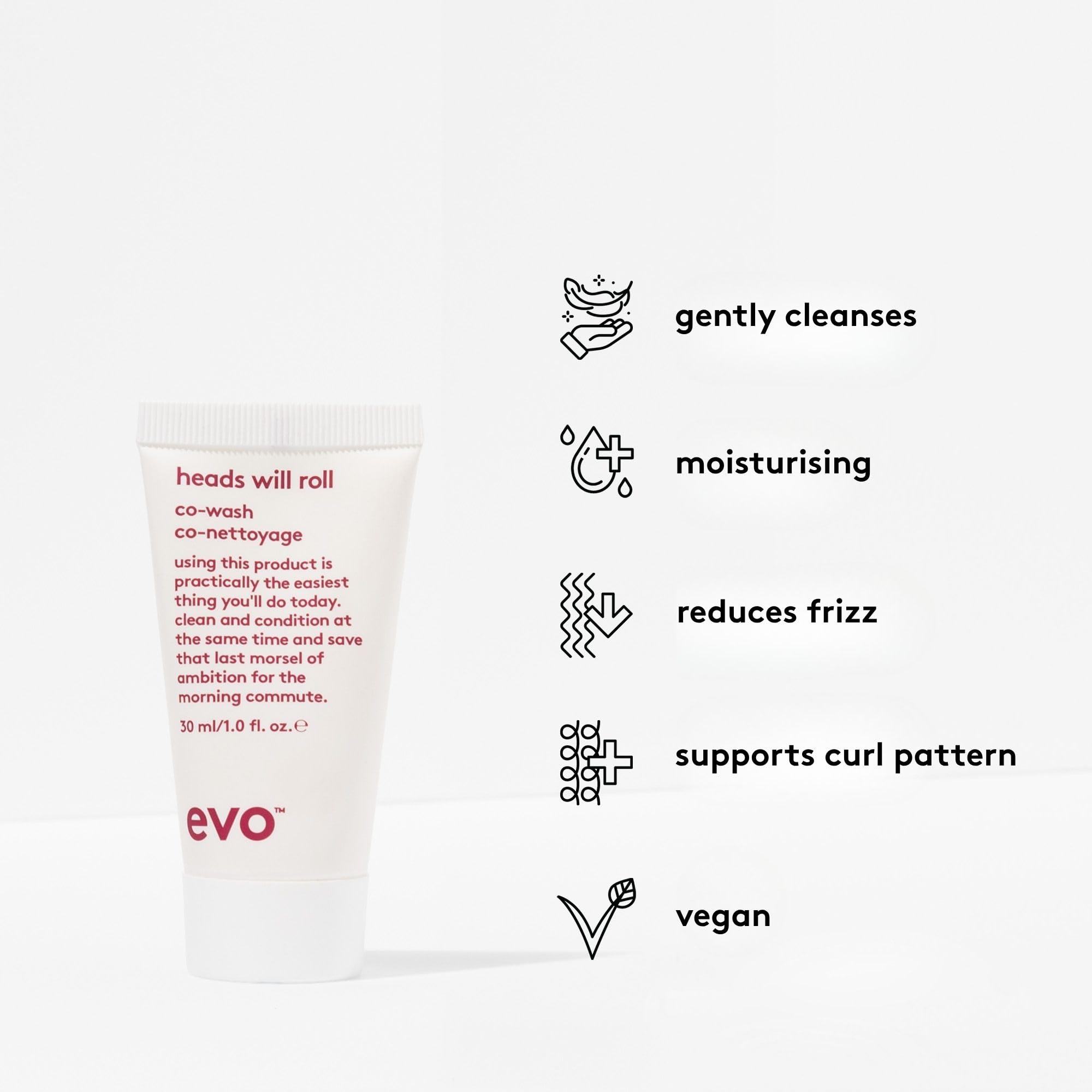 EVO Heads will Roll Conditioner, 1.1 Fl Oz, Travel Size