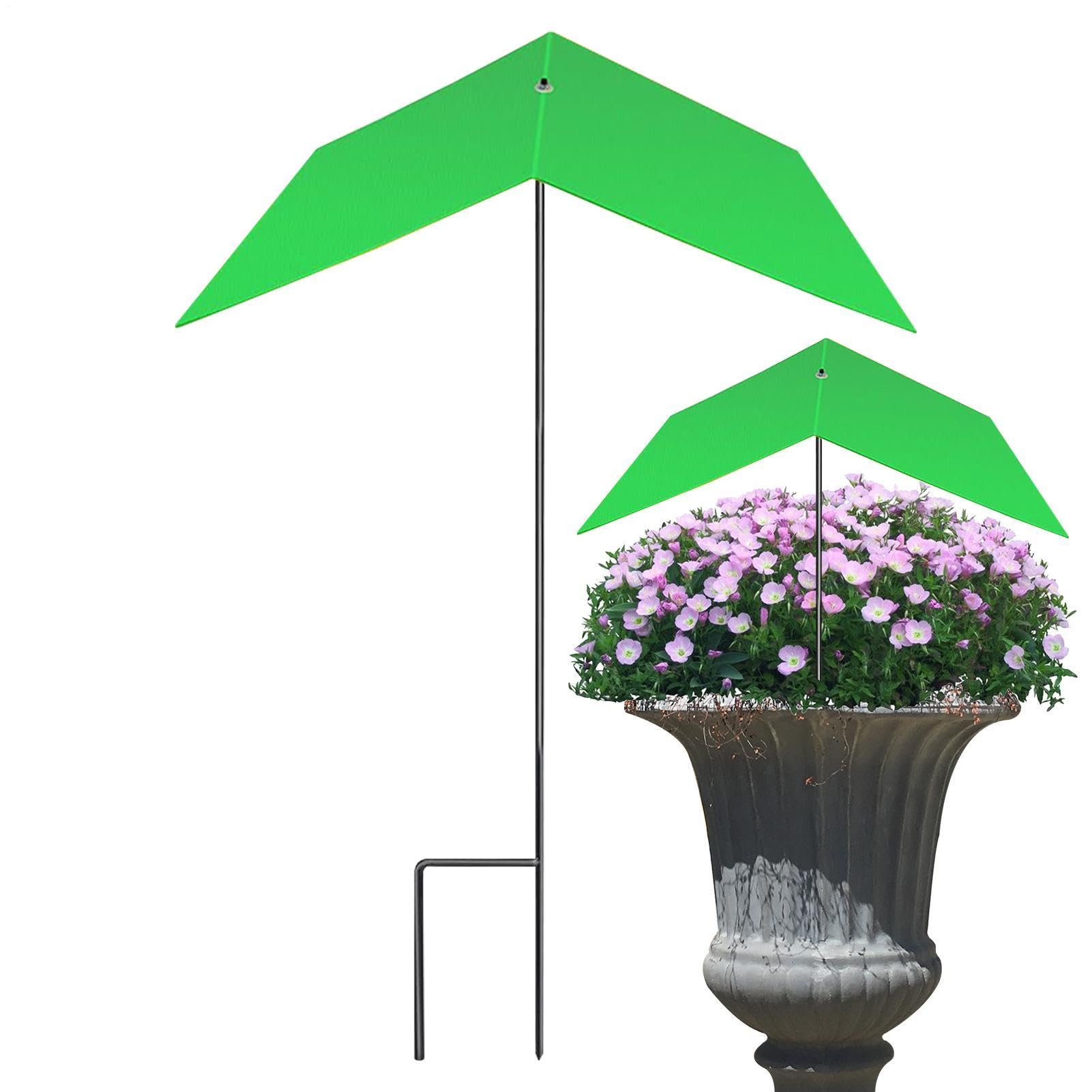 Cubierta Para Sombrilla Para Plantas Al Aire Libre - Toldo Para Sombra En Maceta Para Jardín, Protección Térmica Contra Rayos UV | Protector Solar De Poste De Metal Ajustable Para Protección De Planta