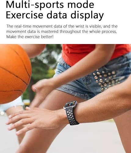 Miniatura 2 de Reloj inteligente para teléfonos Android e iOS, reloj inteligente 2.19 con pantalla táctil con monitor de sueño de frecuencia cardíaca, podómetro,