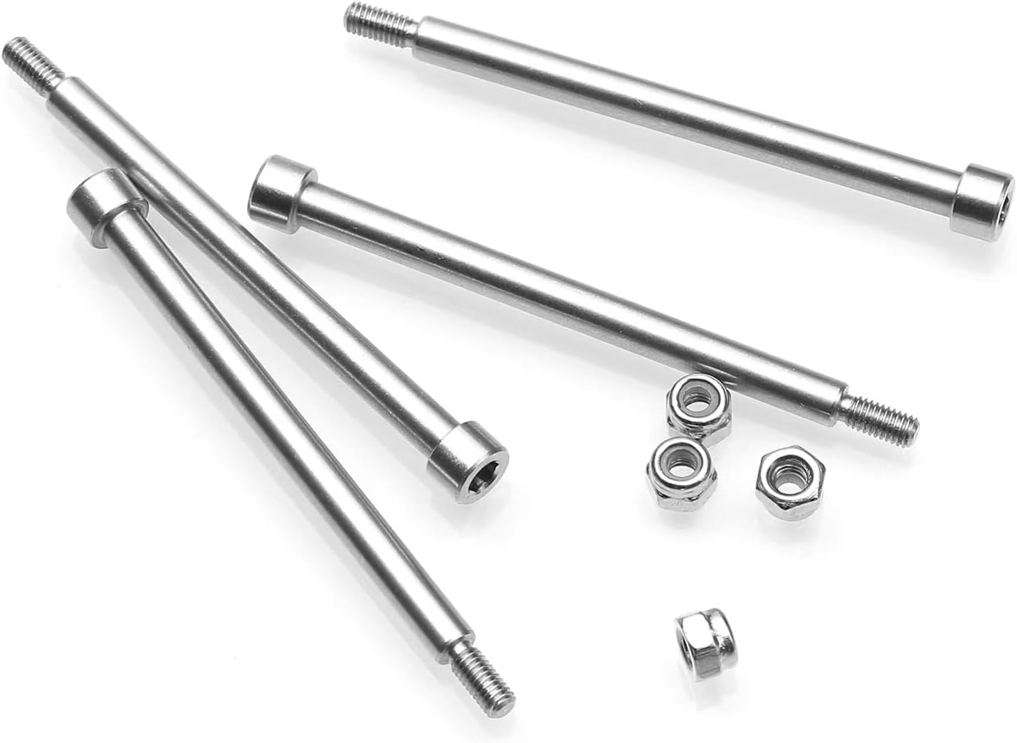 4X Threaded Hinge Pin 4x56mm for X-MAXX 8S 77086-4 XRT 8S 78086-4 Upgrade Parts