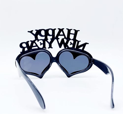 Miniatura 4 de Soochat Gafas de Año Nuevo Feliz Año Nuevo Corazón Gafas de sol de lujo Brillantina Decorativas Gafas de sol para Nochevieja Fiesta Favor