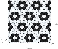 Vista 5 de FloorPops FP3931 Azulejos negros Biscotto adhesivos para el suelo