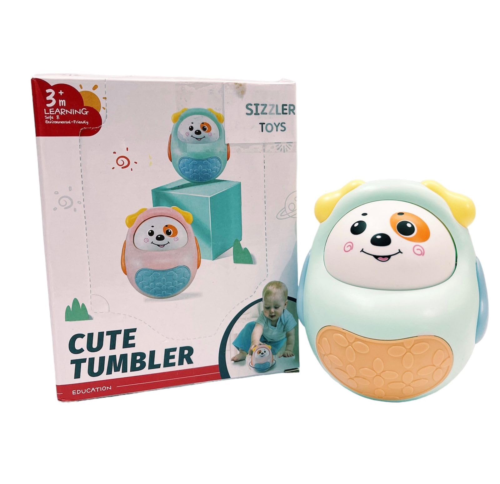 SIZZLER TOYS introduced Roly Poly Cute Tumbler Cartoon Character with Soft Sweet Bell Sound/Durable Toy Non -Toxic for 8 Month + Child/Musical (B09Z76NRRP) Amazon Price History, Amazon Price Tracker