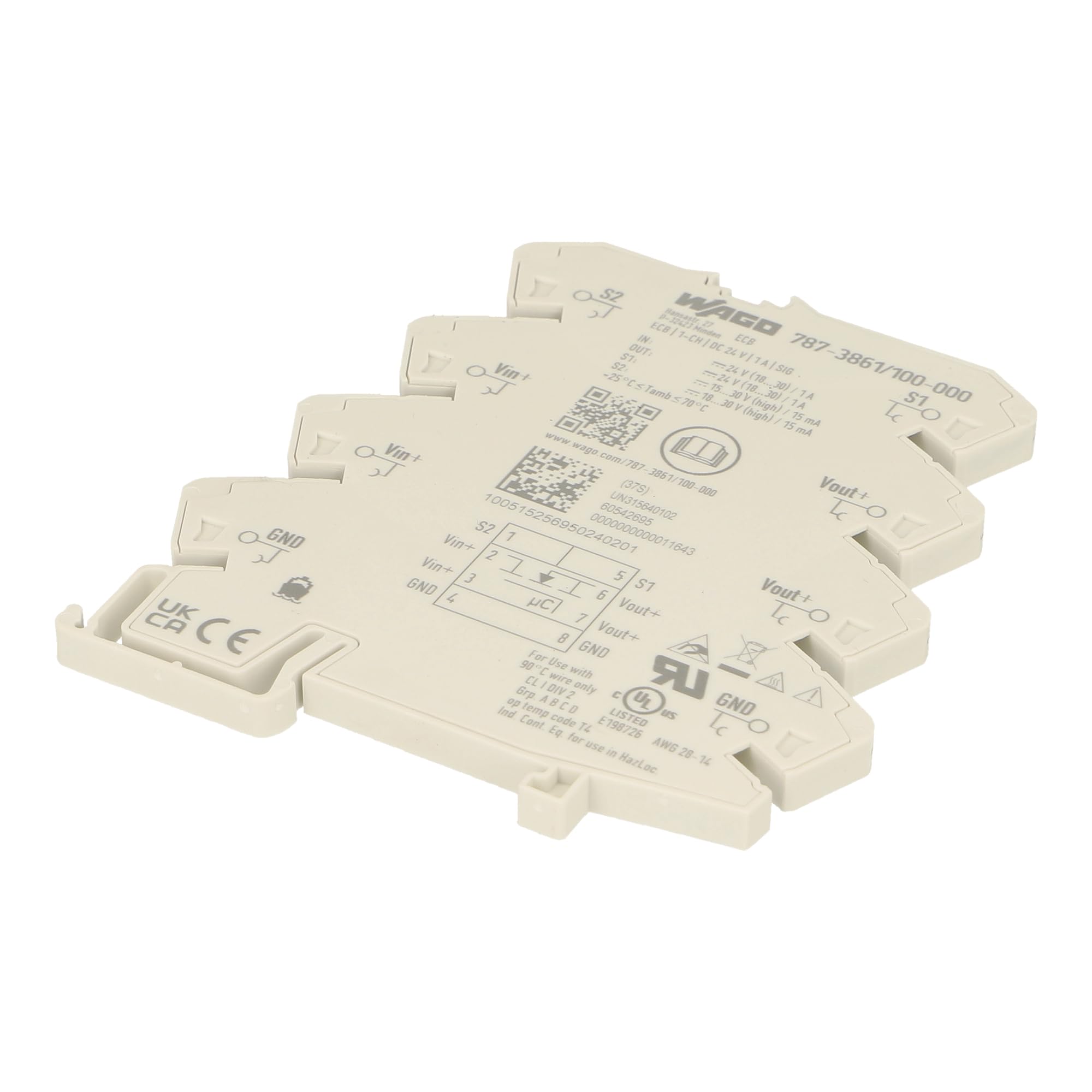 Electronic circuit breaker; 1-channel; 24 VDC input voltage; 1 A; Signal contact-image-43