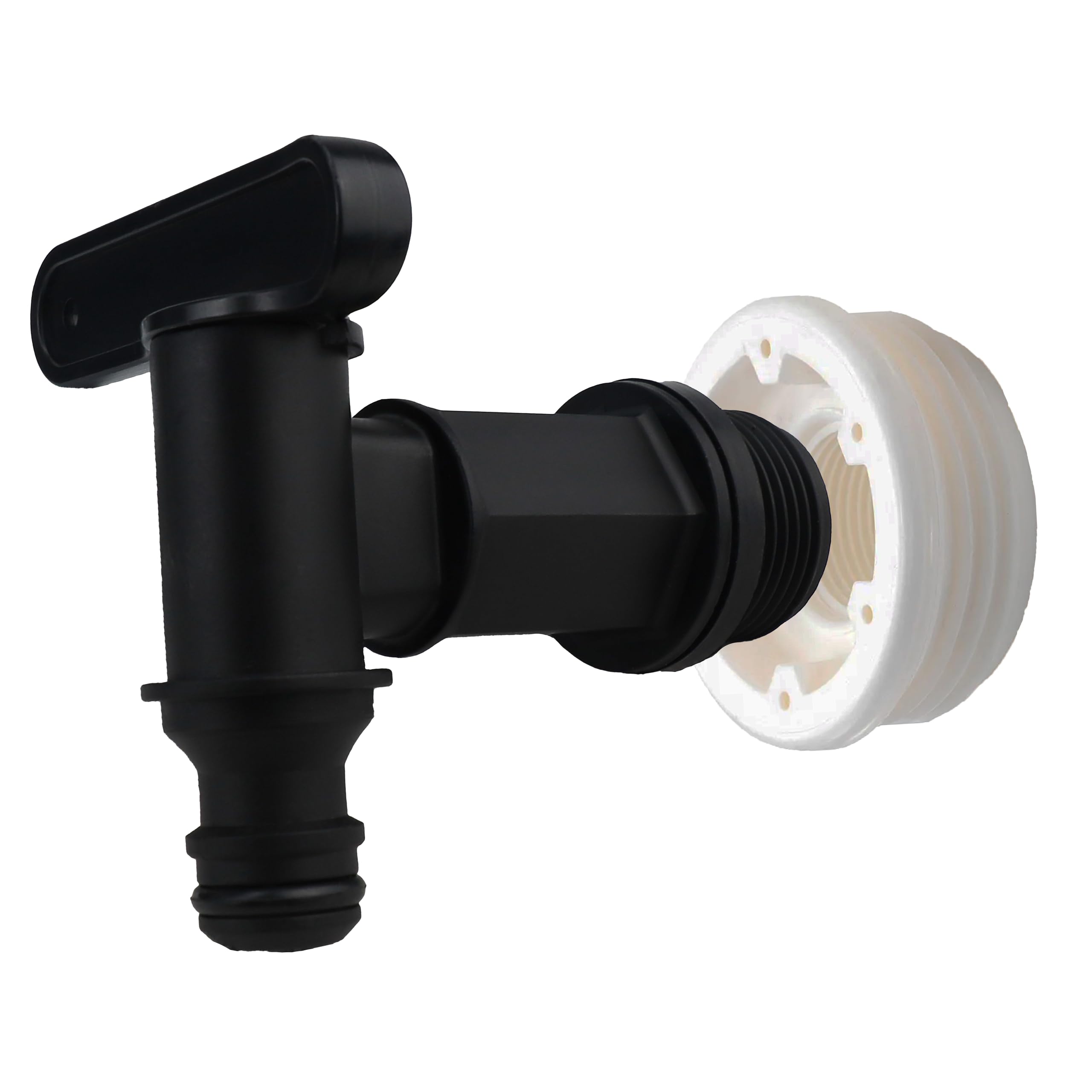 Dna Packaging Ltd Women's Black 2X Jerry Can Tap With Bung Ibc Tank Adapter Connector - Fits Standard 20-200L (Tap + Vented Bung)
