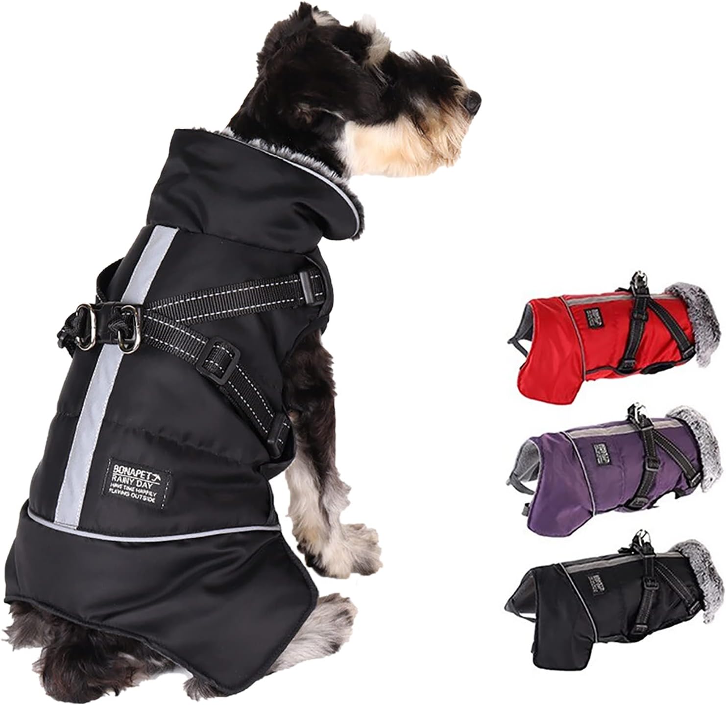 ペット服犬冬 反射 ダウンジャケット 犬コート ファー ベスト 秋 冬 かわいい 犬服 ダウンコート 犬服ハーネス 暖かい チワワ服 防寒 防水 小型犬 中型犬 大型犬