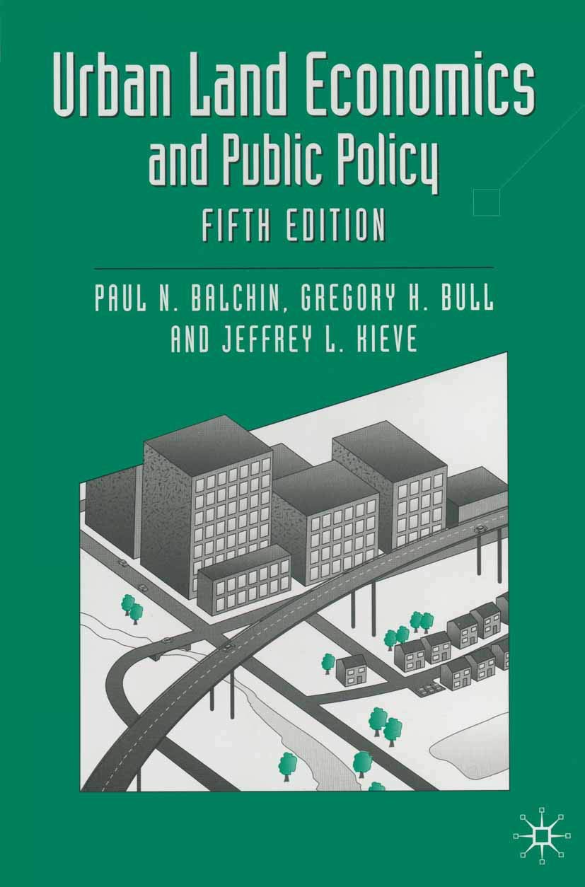 Urban Land Economics and Public Policy: 20 (Building and Surveying Series)