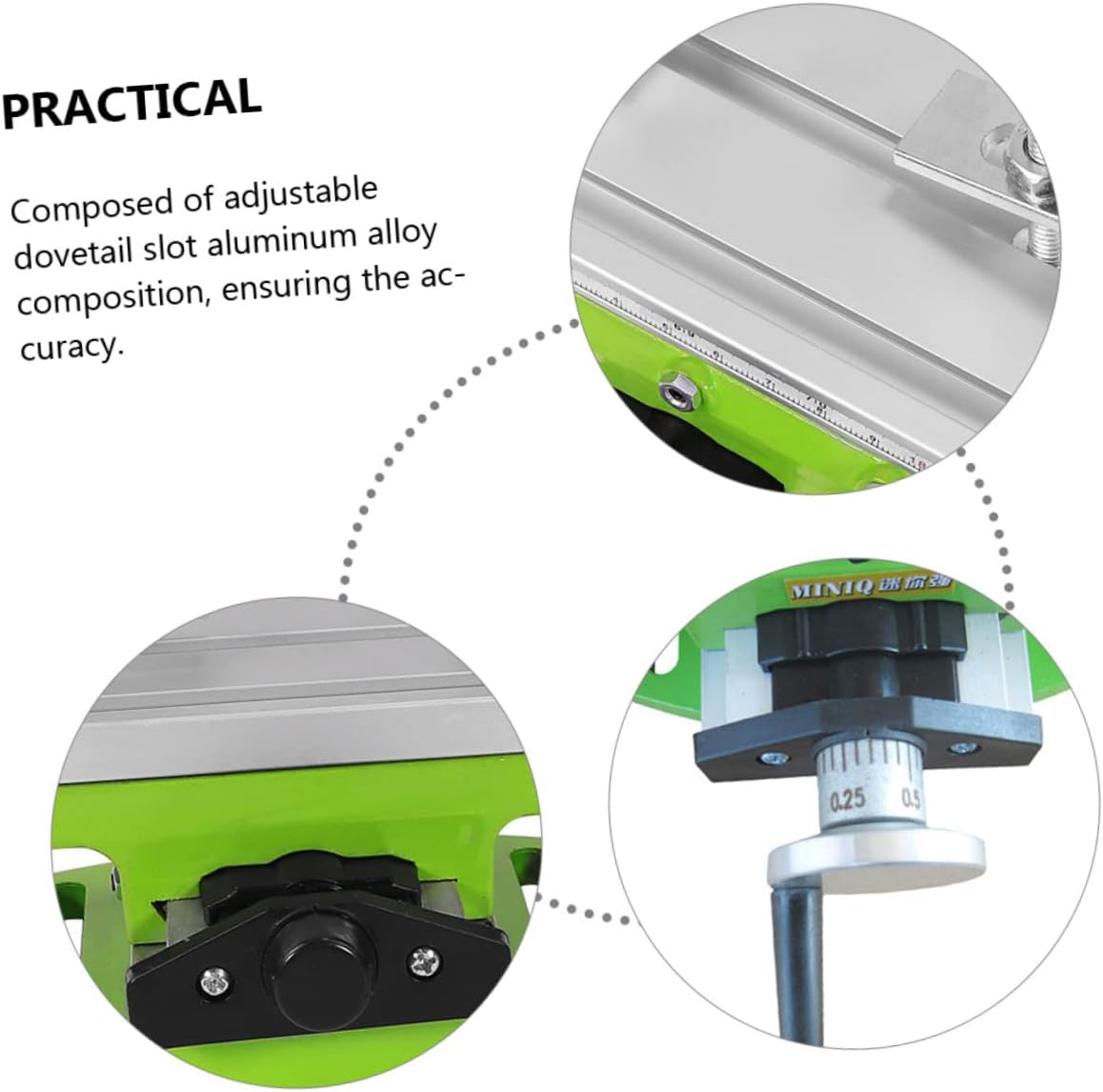 Generic Milling Machine Worktable Vise Cross Slide Vise for 12.2-3.54 Inch Drill Press CNC Clamps