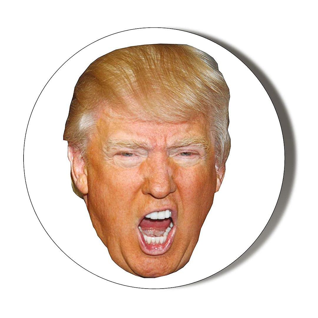 Gift Insanity Donald Trump Face Shouting Small 6 X 70Mm Vinyl Stickers
