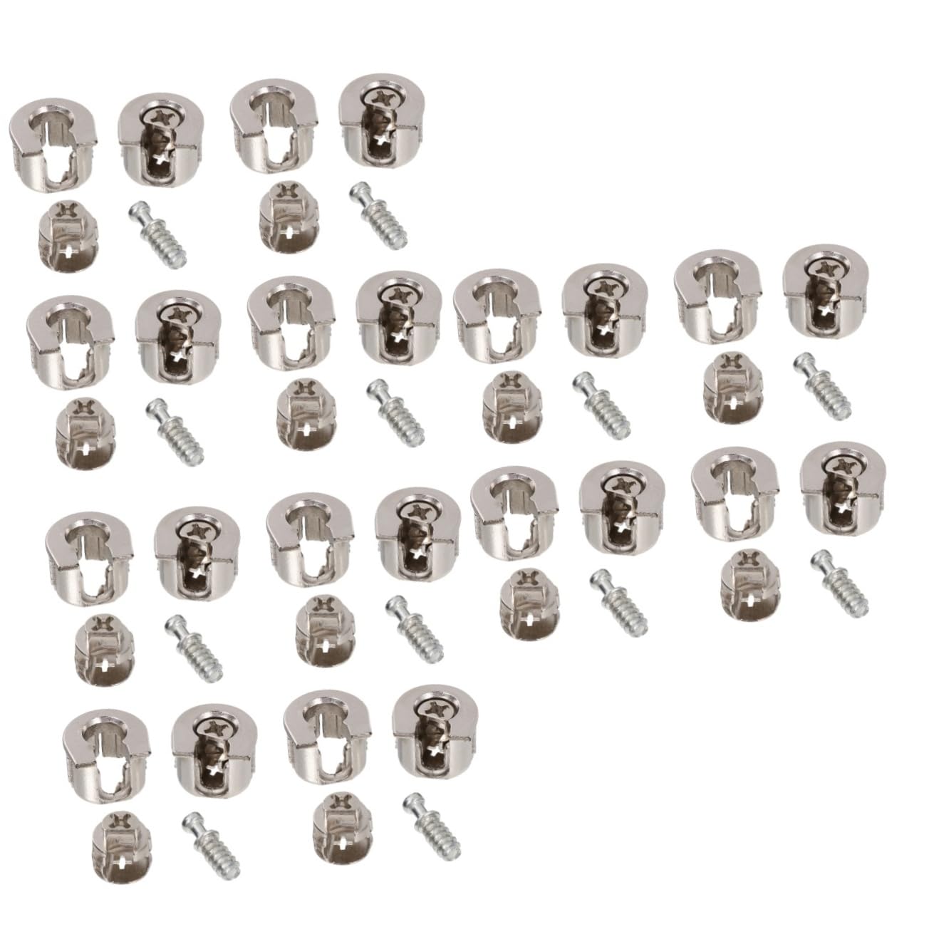 Zerodeko 3 set Supporto Per Scheda Tre In Uno Per Interni Per Mobili Accessori Connettori Per Mobili Ferramenta Connettore Per Pannello Di Mobili Ferramenta Per Mobili 10 pezzi * 3