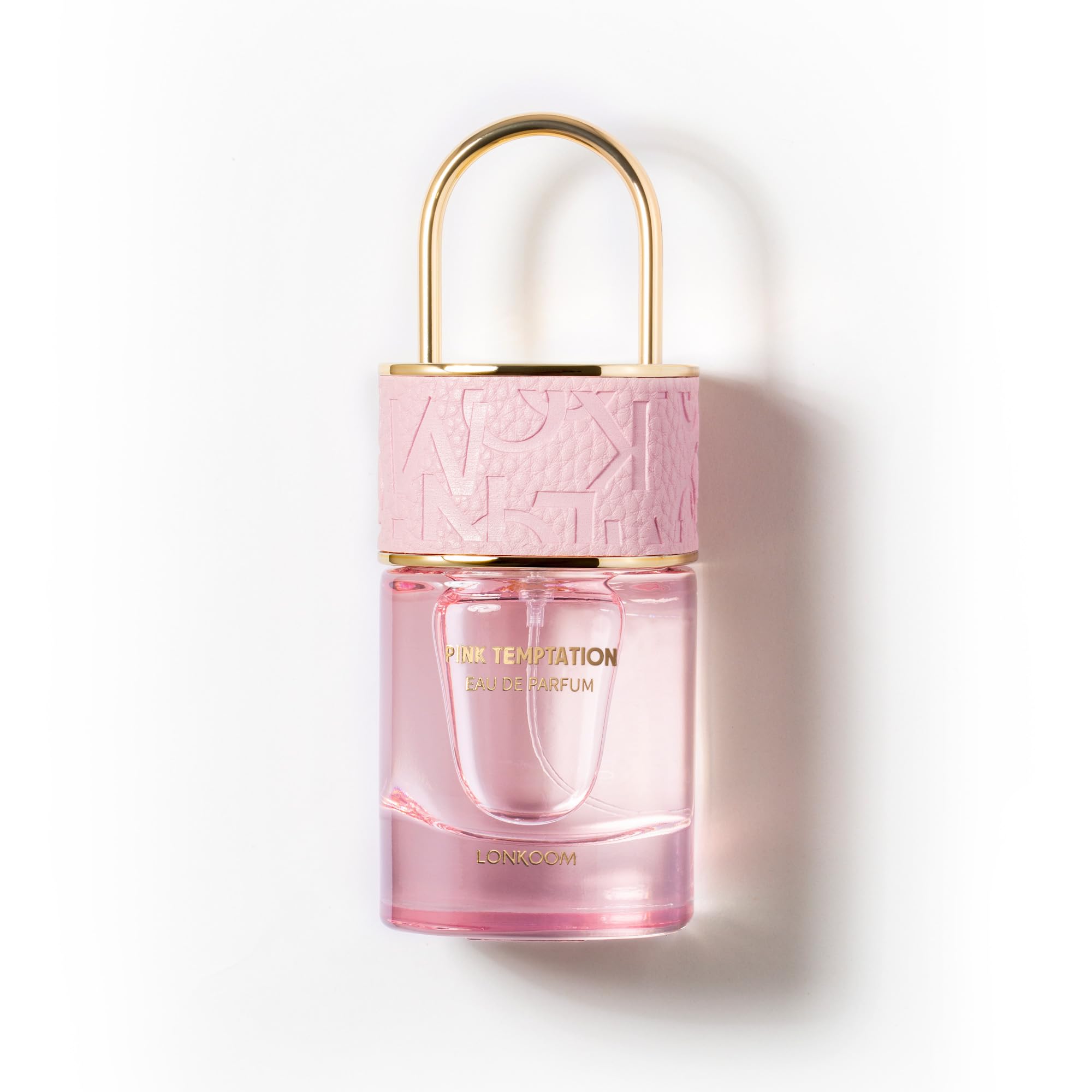 Lonkoom LOCK Pink Temptation Perfume for Women, 1.7 Fl Oz/50ml Eau De Parfum Spray Long-Lasting Fragrance, Floral Woody Notes of Madagascar Vanilla,