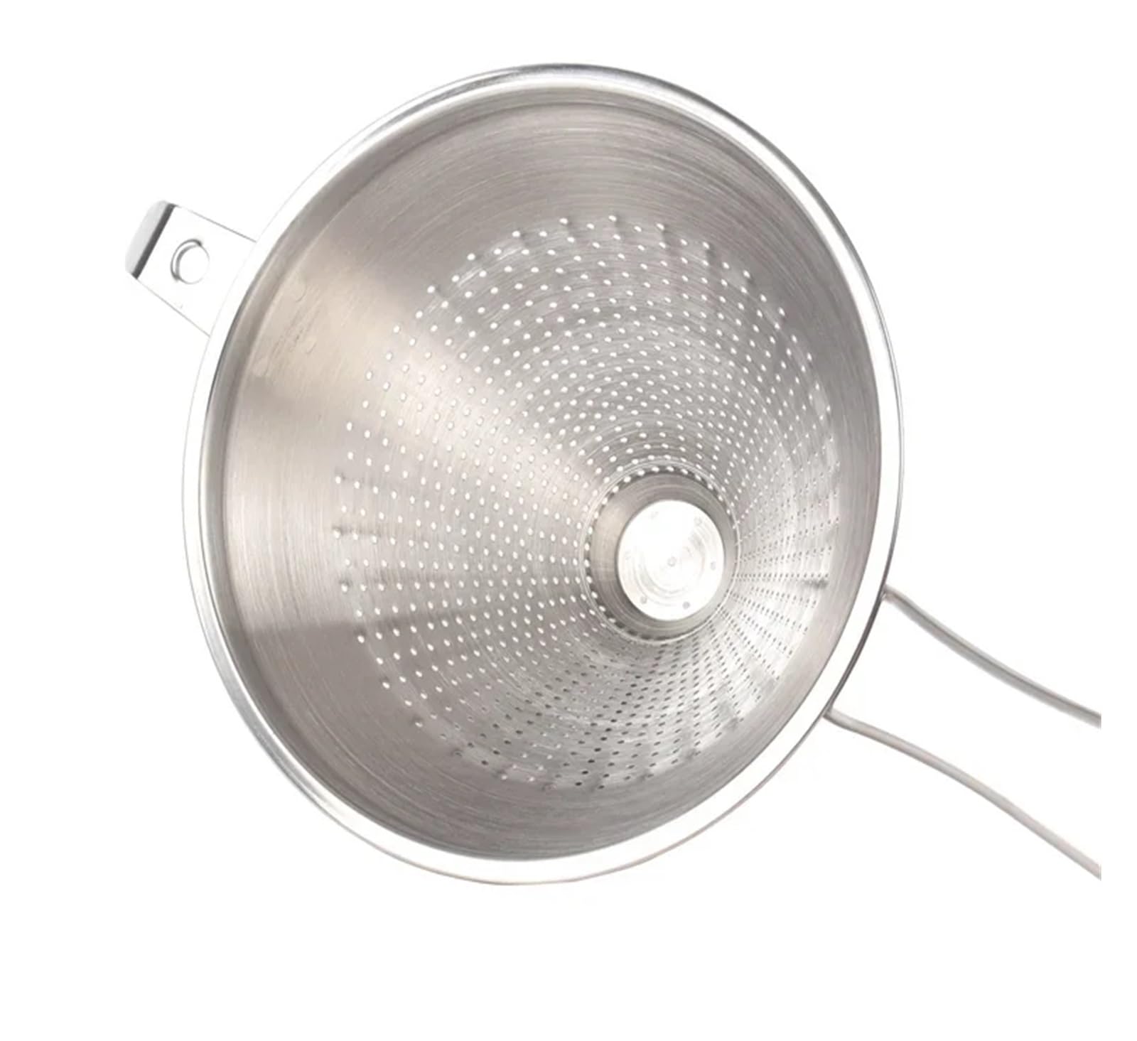Embudo de cocina de boca ancha de acero inoxidable con filtro para conservas, embudo de aceite para herramientas de cocina, 16 cm de diámetro