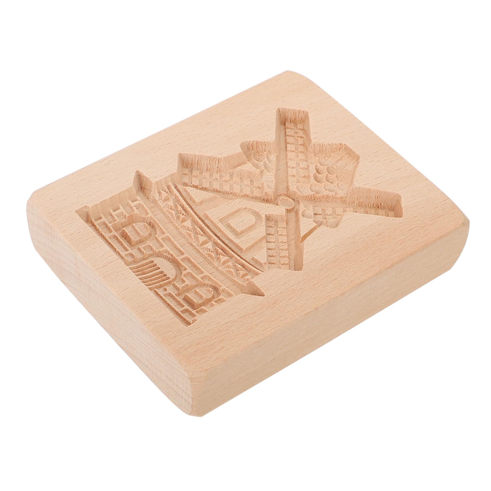 3 Piezas Cortador De Galletas De Madera Sello De La Impresora Precioso Molde Para Galletas Dulce De Chocolate Molde De Gofrado De Galletas Herramienta Para Hornear Mini Galletas