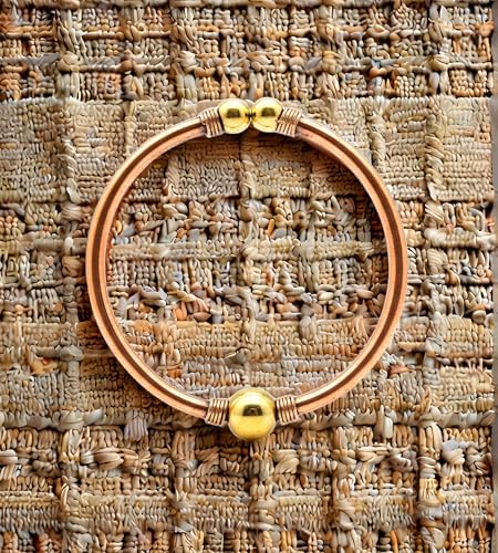 Image of SHINDE EXPORTS adjustable pure copper leg anklet bracelet kada for men and women indian jewelry