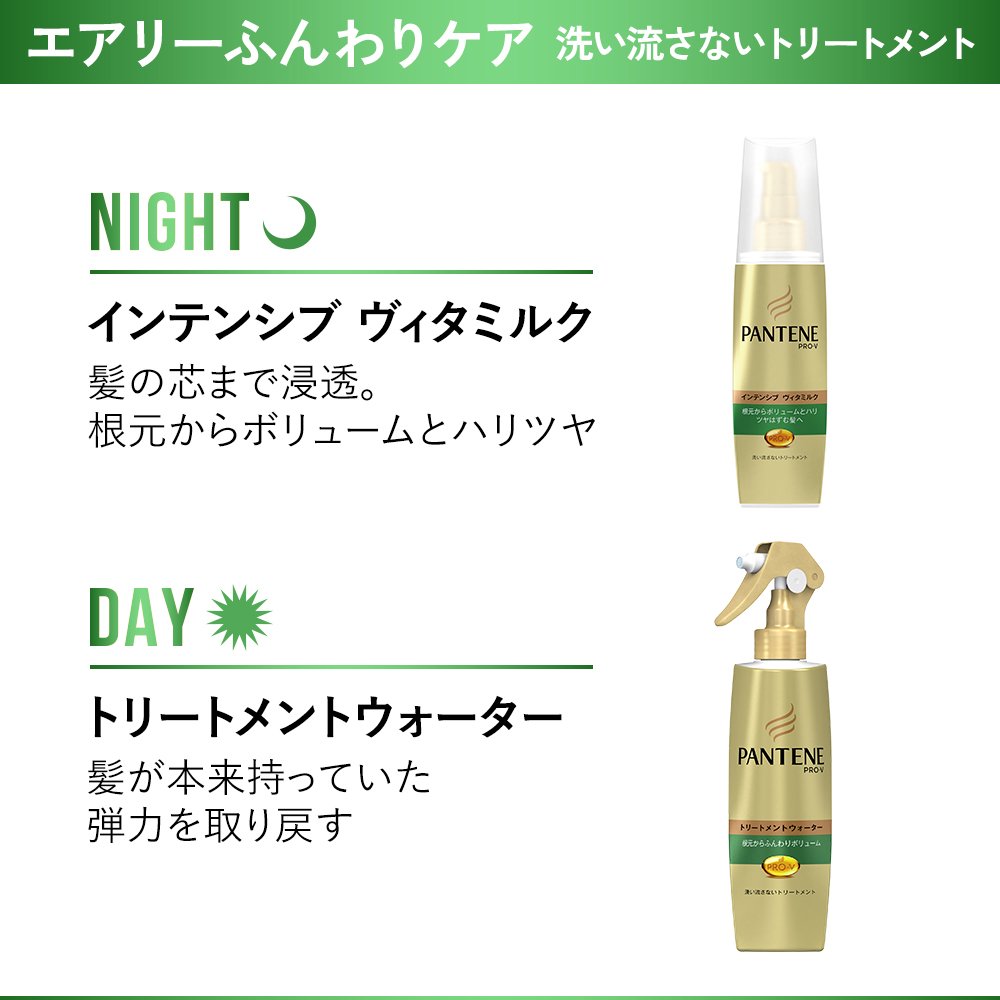 Amazon | パンテーン 洗い流さないトリートメント トリートメント
