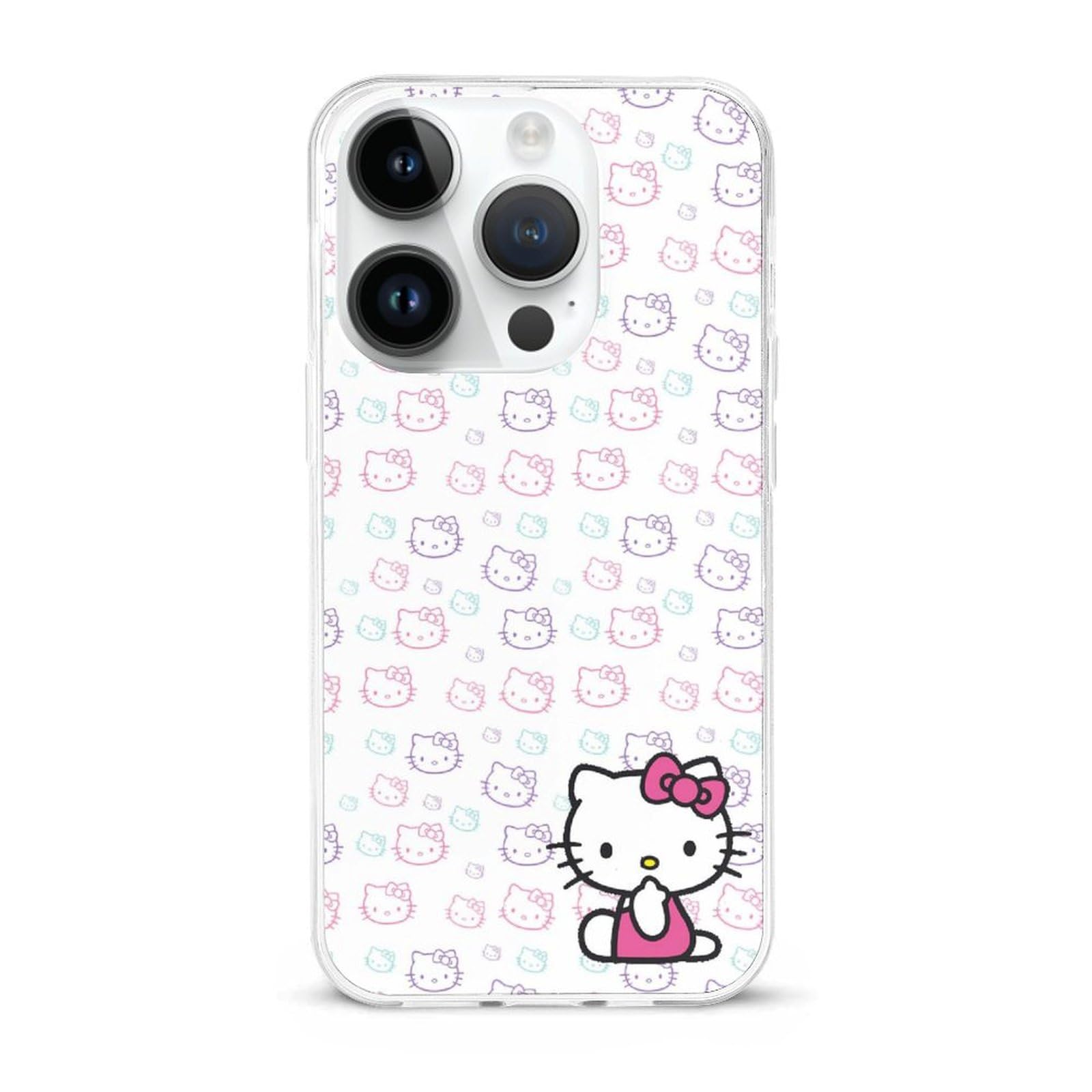 iPhone15プロMAX キティーケース・カバー Amazon.co.jp: ハローキティ iPhone15 適応 ケース シリコン