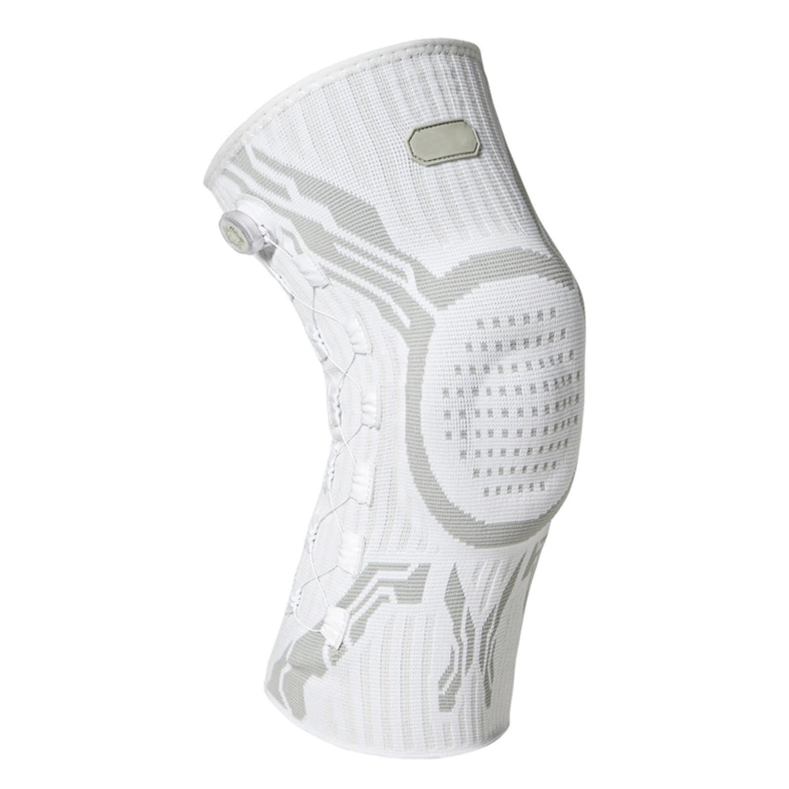 Soporte para Rodilla para Hombres Y Mujeres,Mujeres Profesionales,Soporte Antideslizante,Manga De CompresióN,para El Alivio La Artritis,La RecuperacióN Lesiones PráCtica Deportiva(XL,Gray+Left)