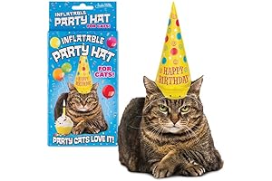 Mcphee Archie Inflatable Party Hat for Cats: The Purrfect Prank