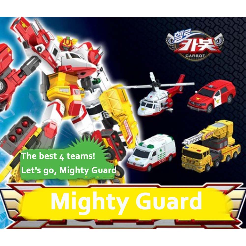 Amazon.co.jp: Hello Carbot Mighty Guard 4段複合ロボット