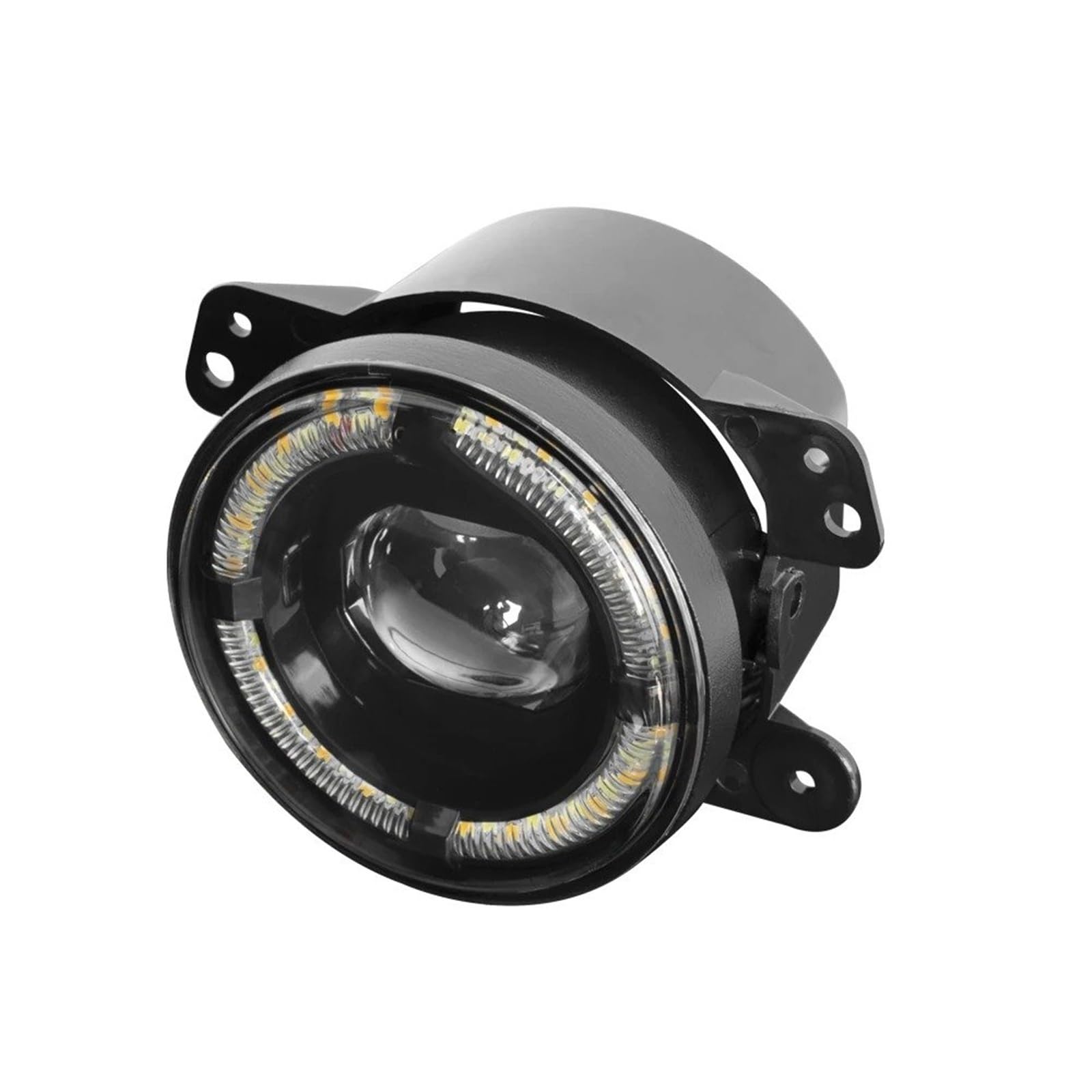 Motocicleta redondo Faros Antiniebla LED Redondos Magnum 2 X 4 Pulgadas Para Wrangler JK 2007-2017, Luces Conducción Delanteras Todoterreno