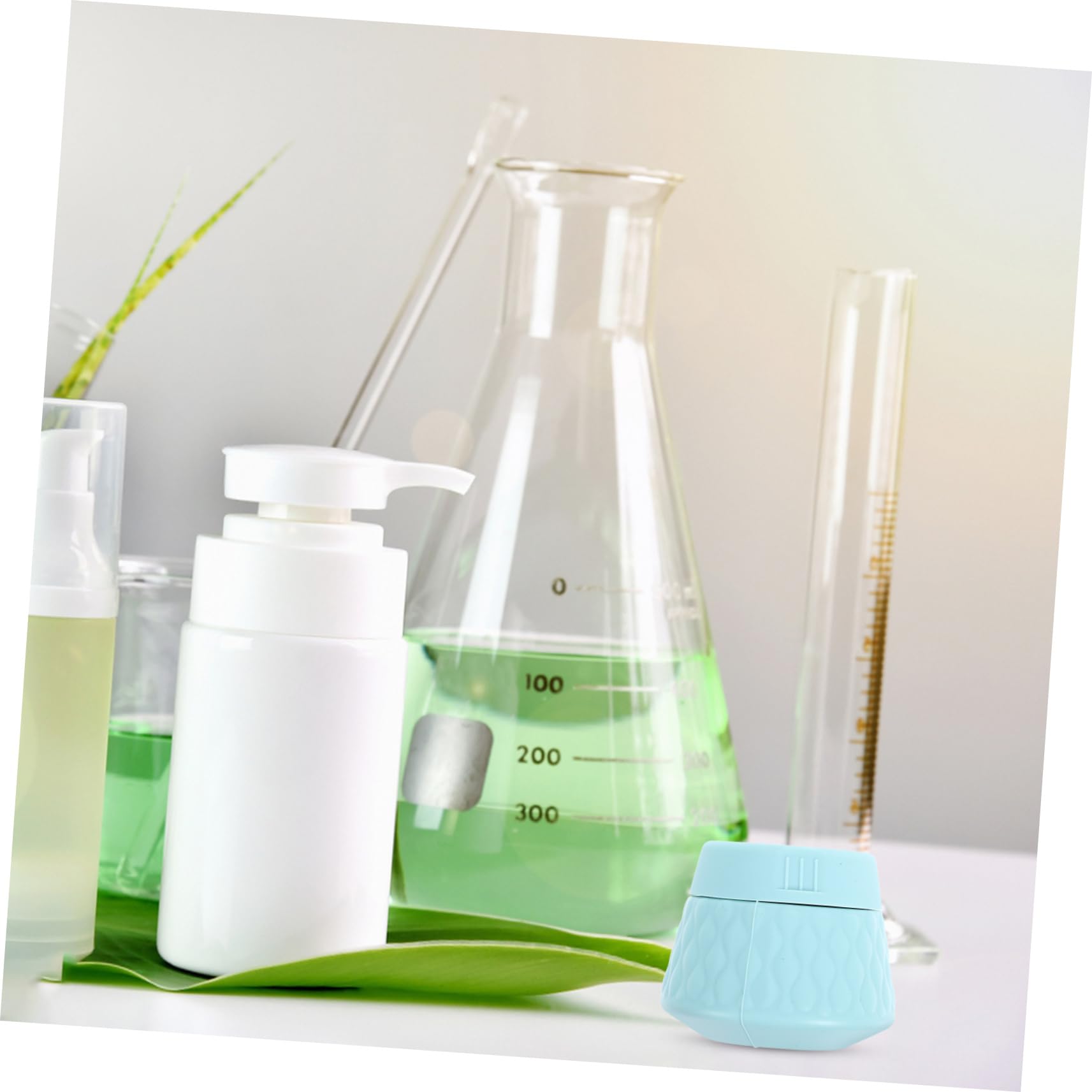 Healvian Tarros De Crema De Silicona Para Viaje De Botes Pequeños Rellenables Con Tapa Contenedores Portátiles Para Cosméticos Sin Fugas Para Maquillaje Y 4 Piezas X 5
