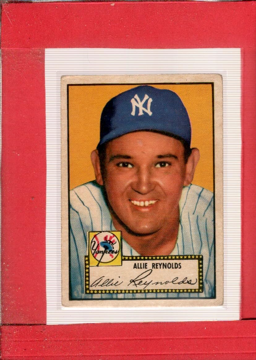 Baseball MLB 1952 Topps #67 Allie Reynolds VG/EX Very Good/Excellent Yankees