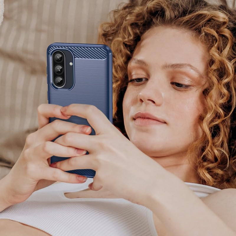 Image of Basic Case for Samsung Galaxy A36 5G / A56 5G (Carbon Fibre Blue)