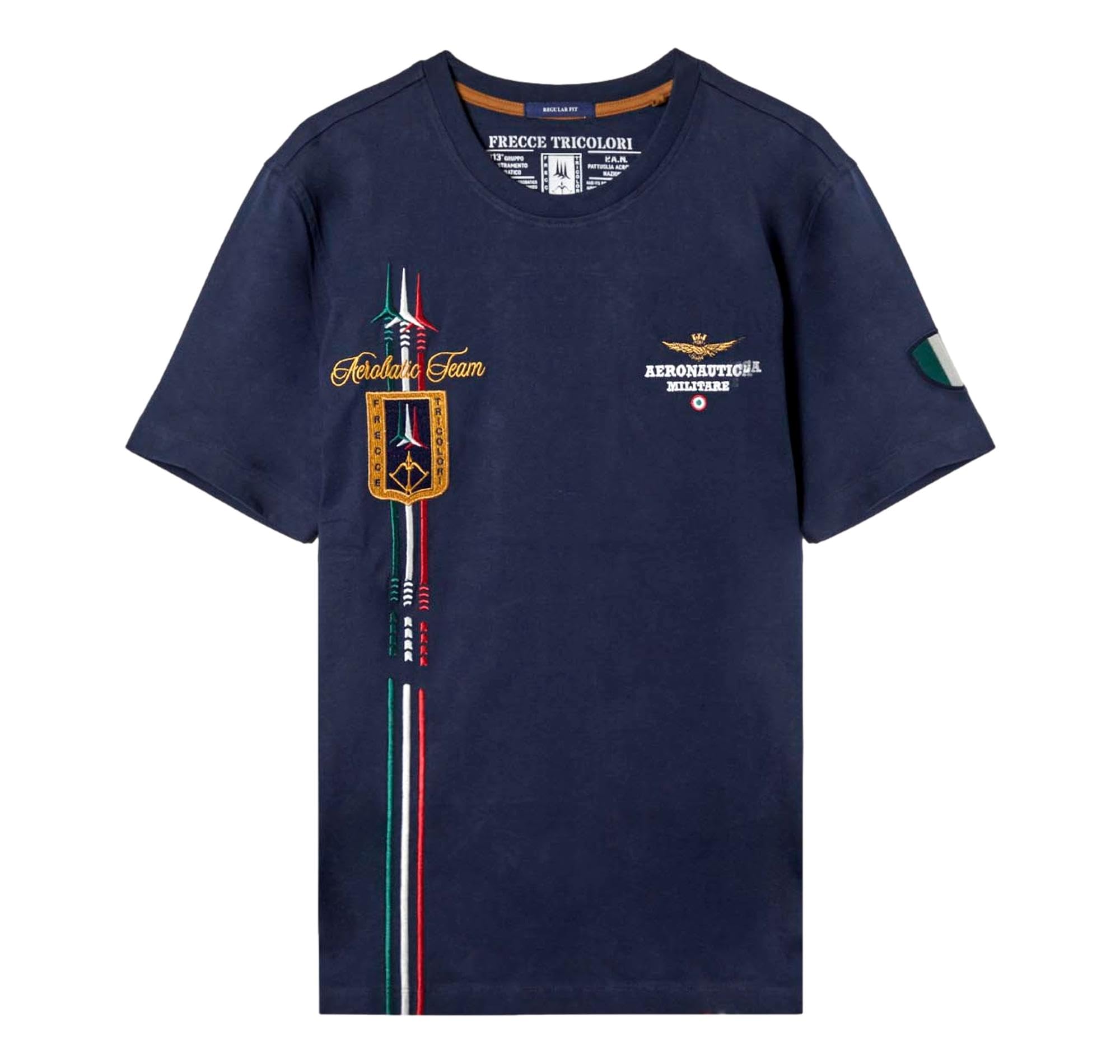 Embroidered Shirts Aeronautica Militare Magliette Aeronautica