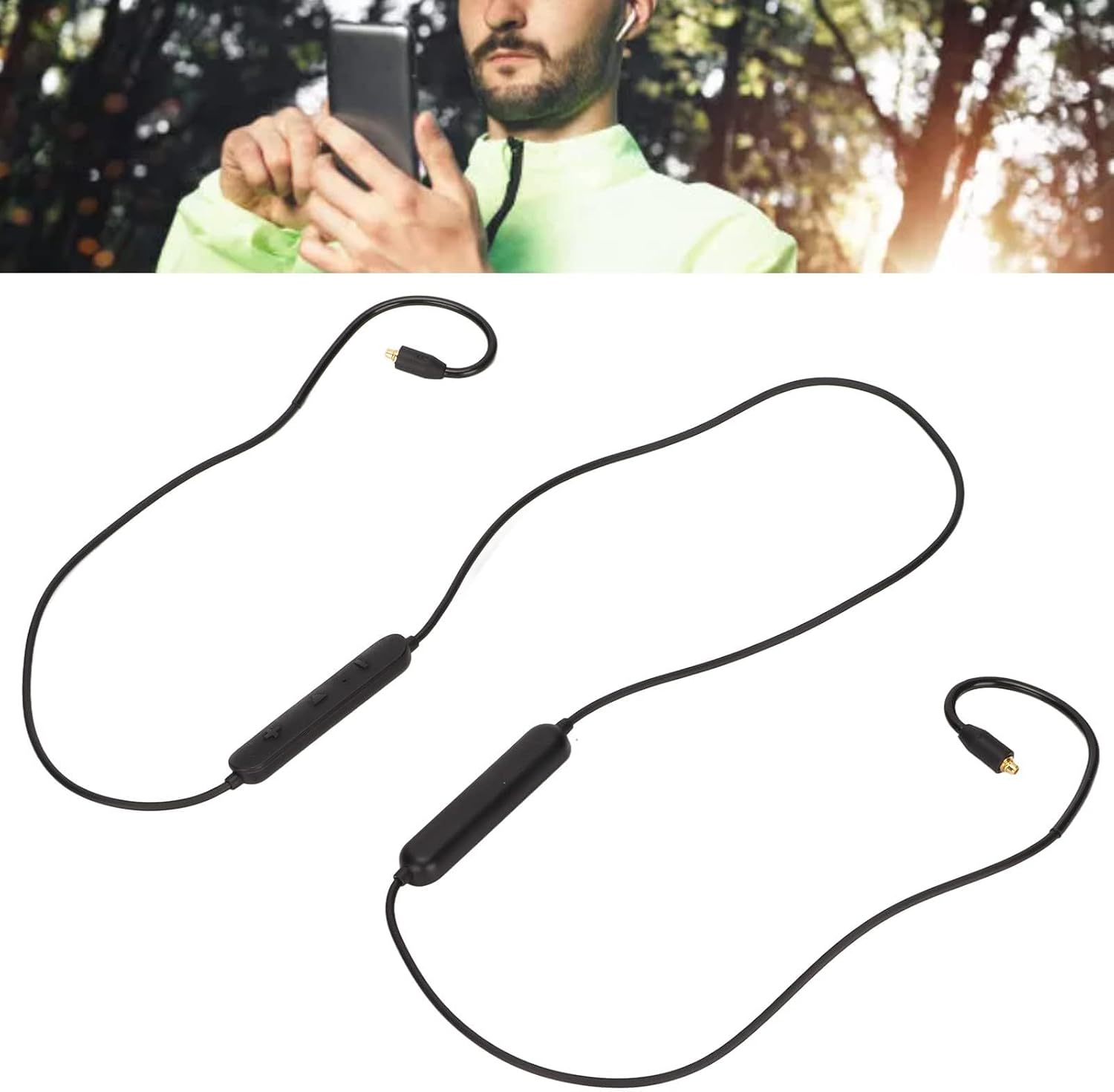 MMCX Bluetooth Headphone Cable Adapter for Se215 Se315 Se425 Se535 Se846