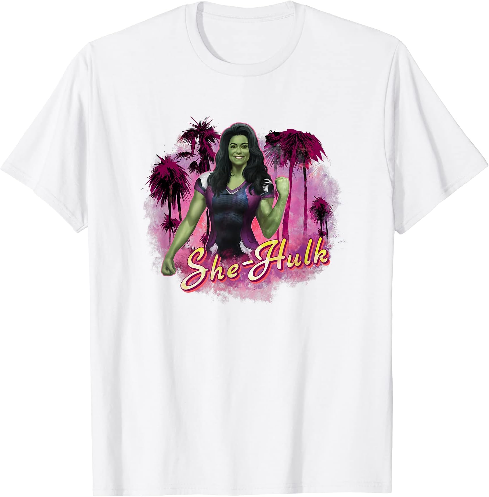 Marvel Studios She Hulk Palm Trees T-Shirt
